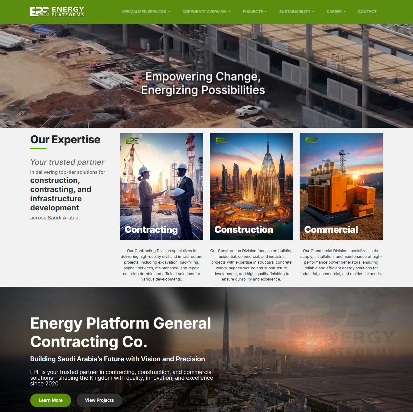 EPF Contracting Website
