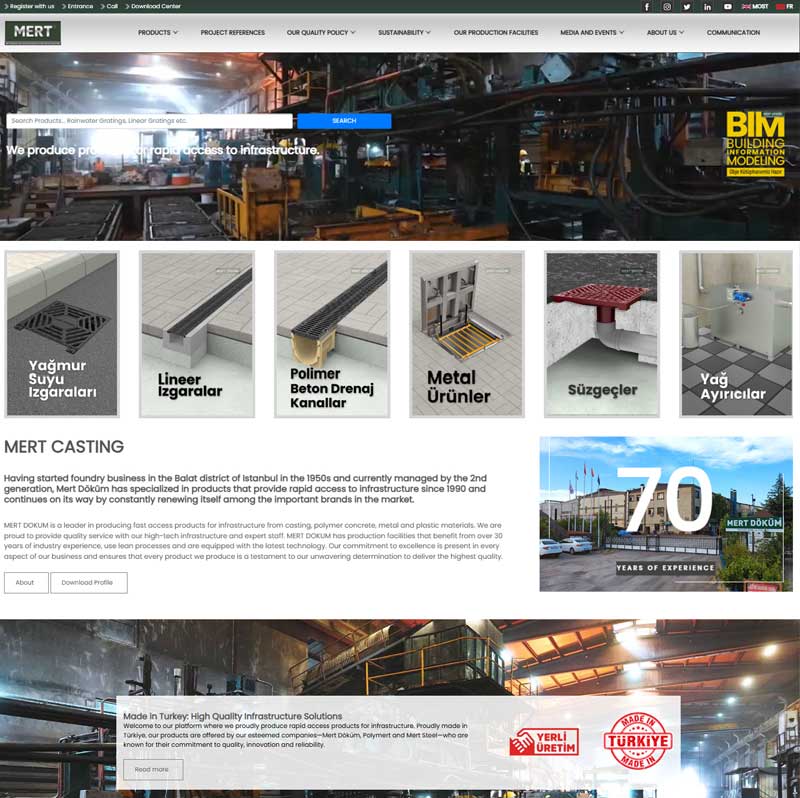 MERT GROUP Website