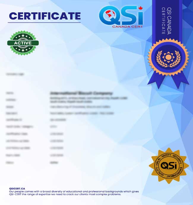 QSI Cert Development Screen